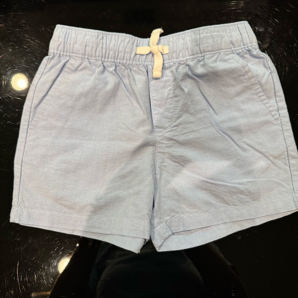 Janie and Jack Light Blue Pull-On Shorts